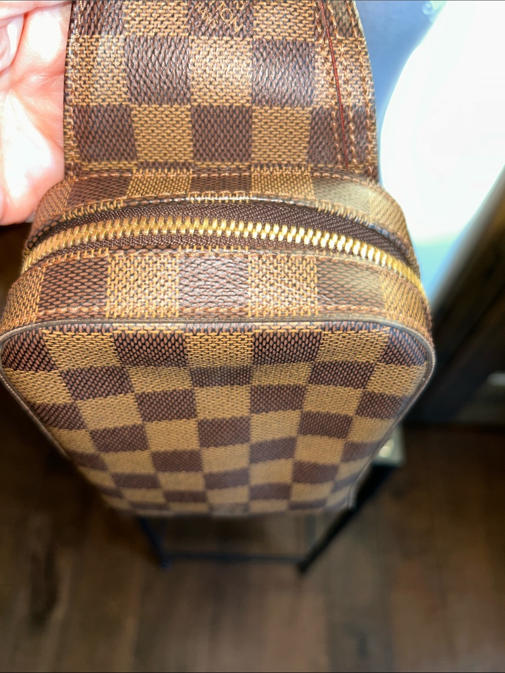 Louis Vuitton Damier Ebene Brown Belt Bag - Picture 8 of 12